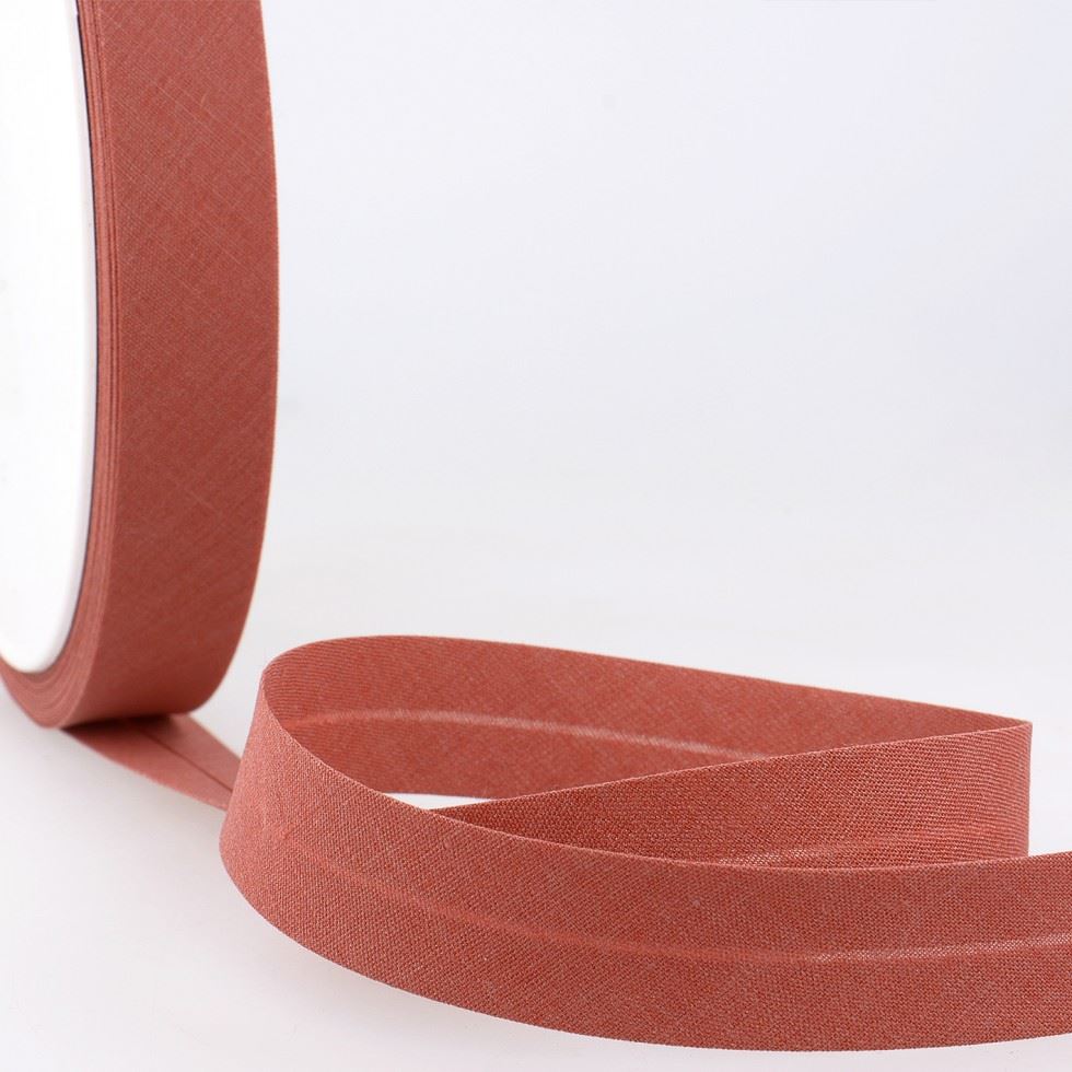 Stephanoise Polycotton Bias Binding Tape Russet
 