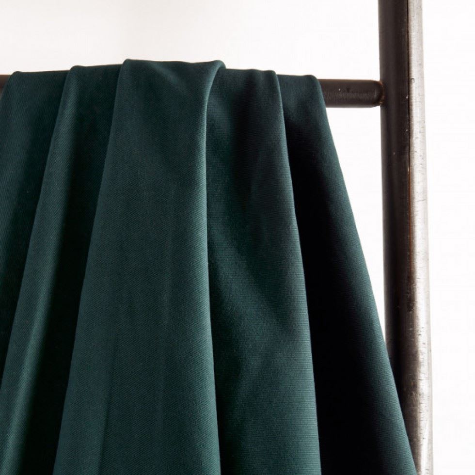 Atelier Brunette 100% Cotton Gabardine Fabric Forest
