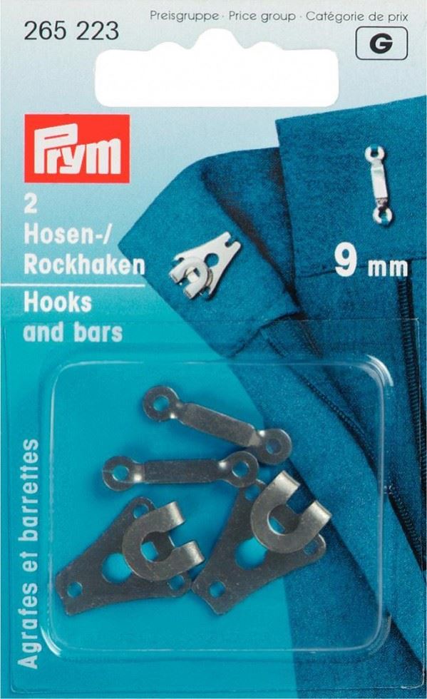Prym Hook & Bar Fasteners Black