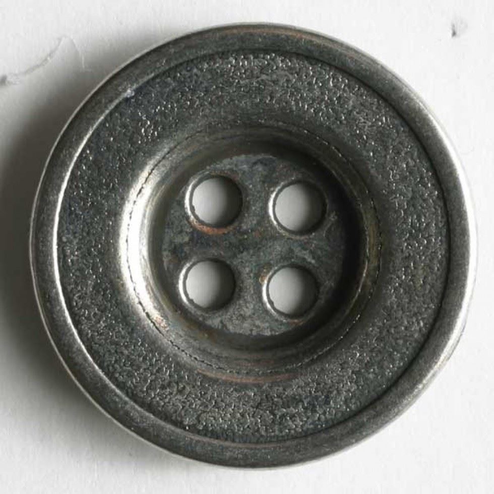 Dill Silver Round Metal Buttons (Value Pack)
