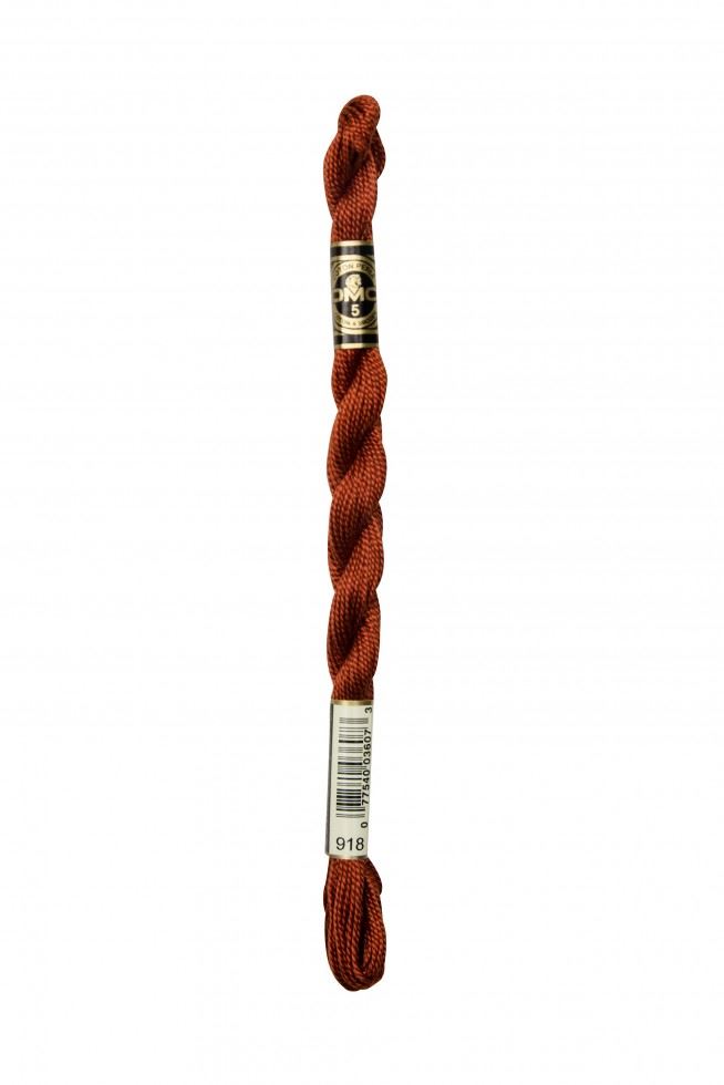 DMC Size 5 Cotton Perle Thread 918
 