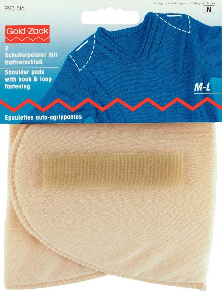 Prym Peach Set In Shoulder Pads
