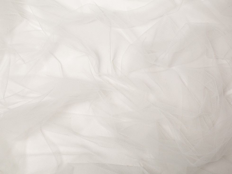 Minerva Core Range Ivory Soft Veiling Tulle Fabric