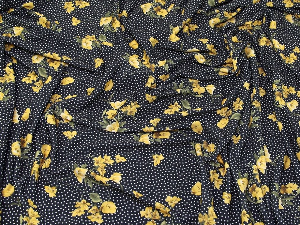 John Kaldor Portia ITY Silky Stretch Knit Fabric Yellow