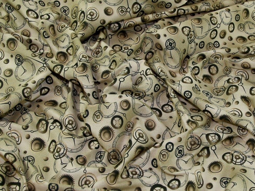 Taupe Deadstock 100% Cotton Poplin Fabric