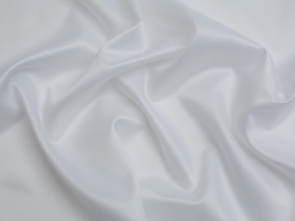 Minerva Core Range Recycled Polyester Twill Lining Fabric White
 