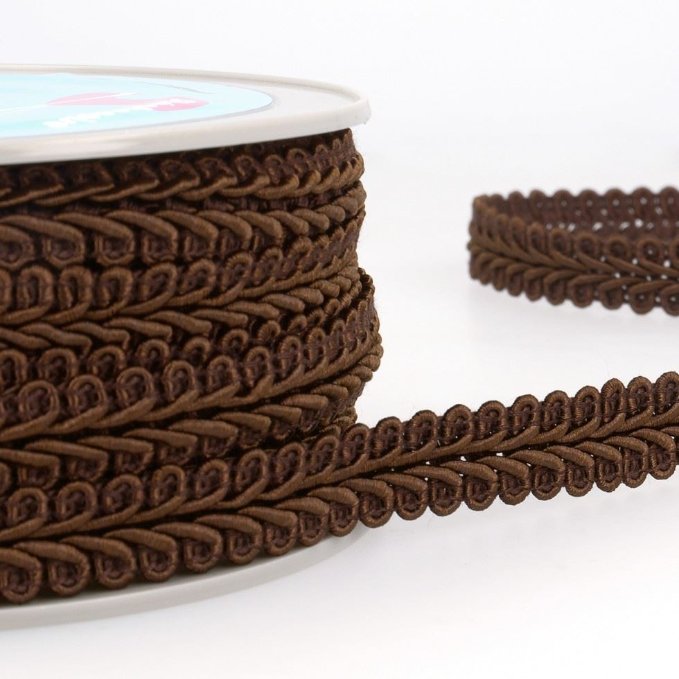 Stephanoise Gimp Braid Trim Brown