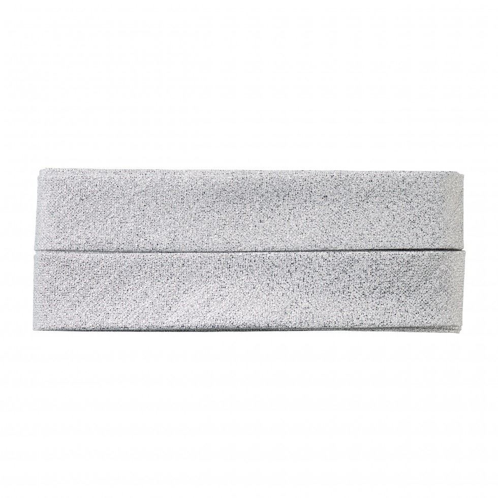 Prym Lurex Bias Binding Tape Silver
 