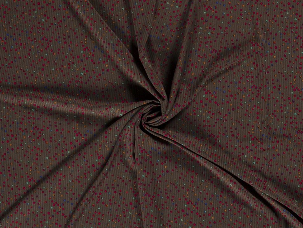 Sheer Chiffon Fabric Brown
 