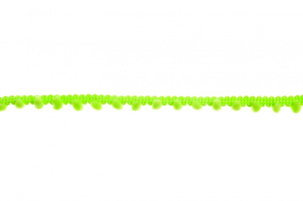 Essential Trimmings Lime Green Pom Poms Trim (Value Roll)