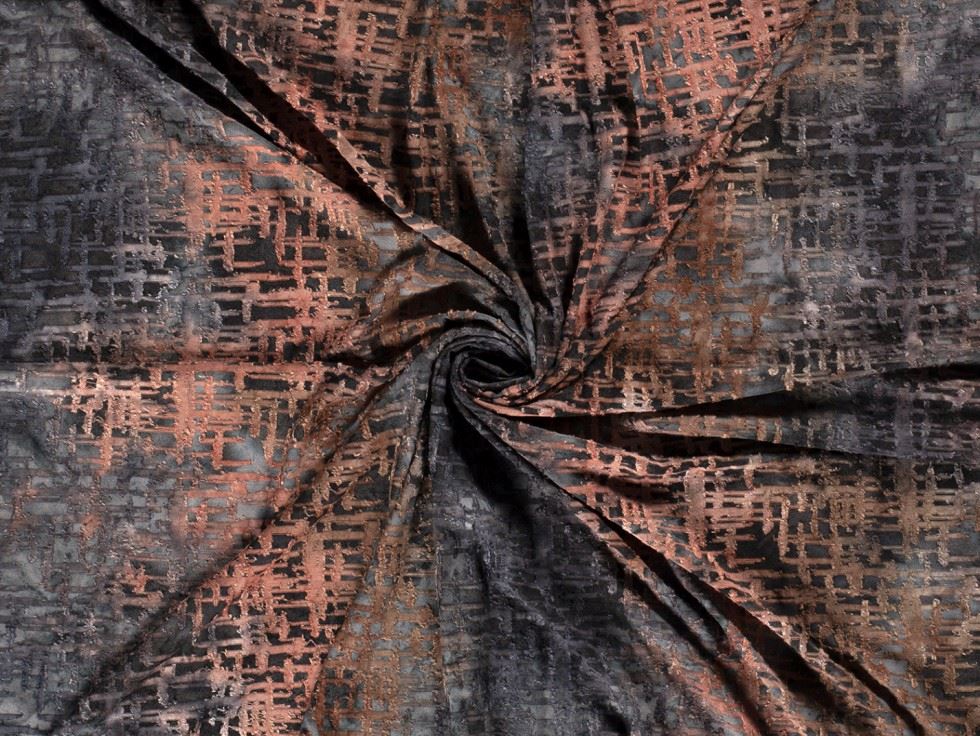 Textured Stretch Knit Fabric Black
 