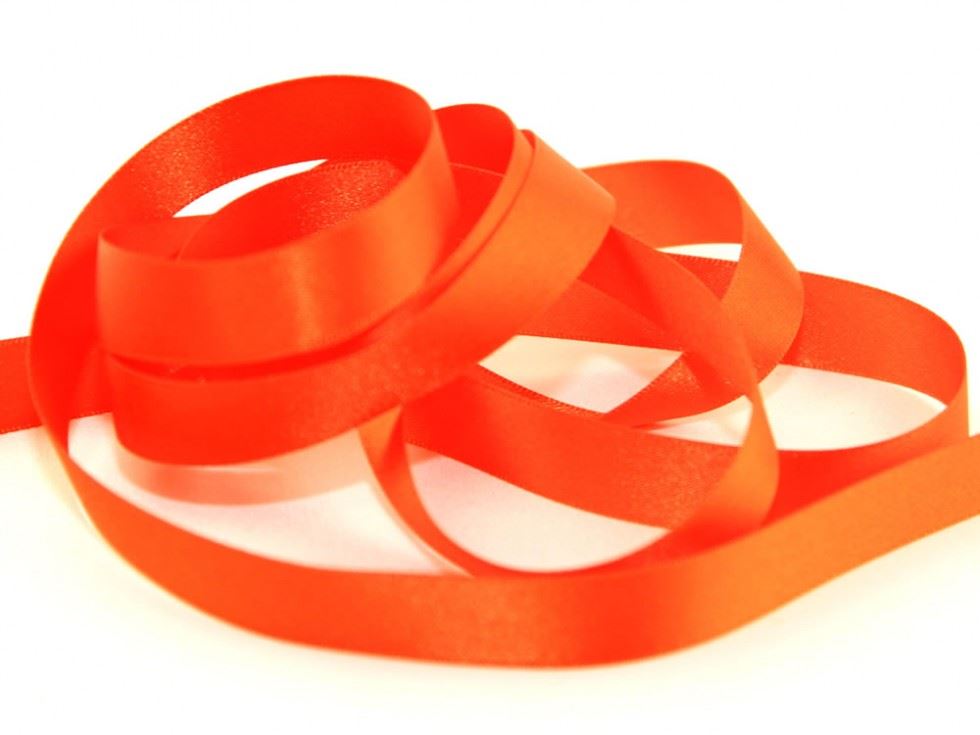 Berisfords 42 Orange Delight Double Faced Satin Ribbon