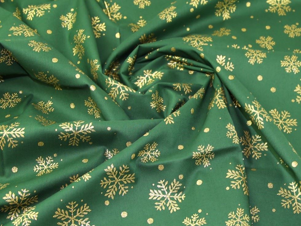 Deadstock 100% Cotton Fabric Green