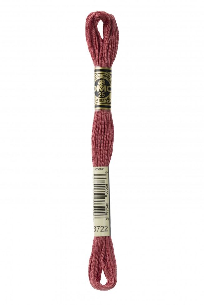 Dmc 3722 Stranded Cotton Embroidery Thread