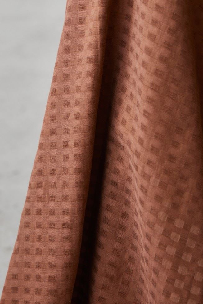 Meet Milk Pecan Sota Sheer Tencel Lyocell Cotton Fabric