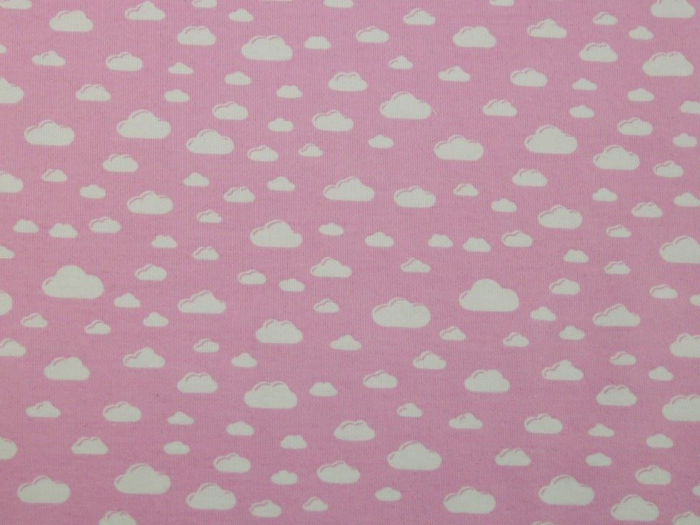 Deadstock Cotton Jersey Stretch Knit Fabric Pink
 