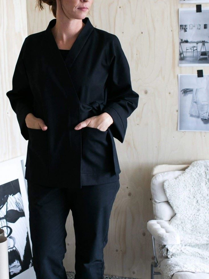 The Assembly Line Paper Sewing Pattern Wrap Jacket