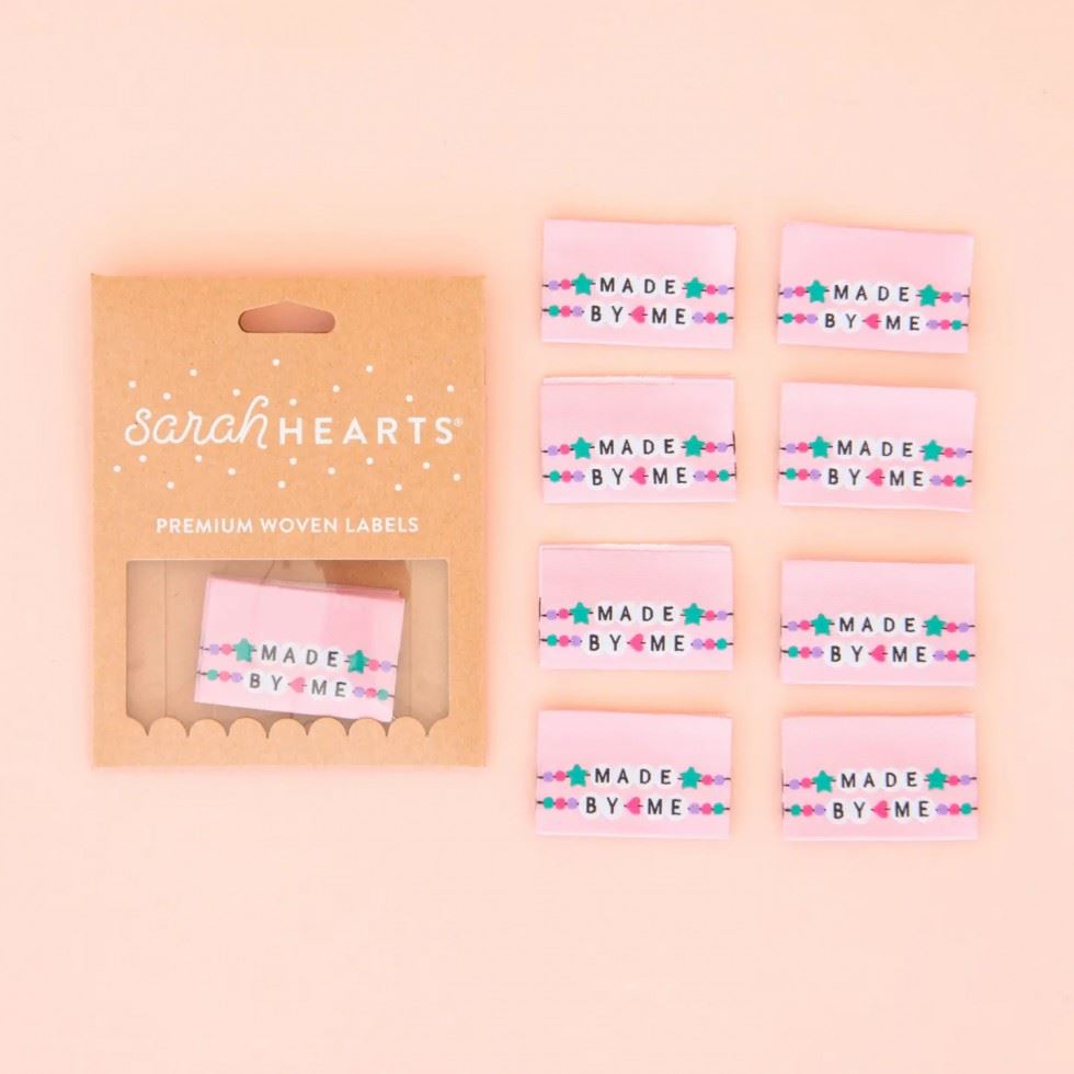 Sarah Hearts Made By Me Friendship Bracelet Woven Labels
 