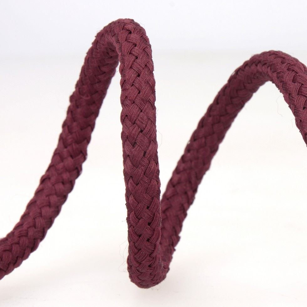 Stephanoise Round Braided Cord Burgundy
 
