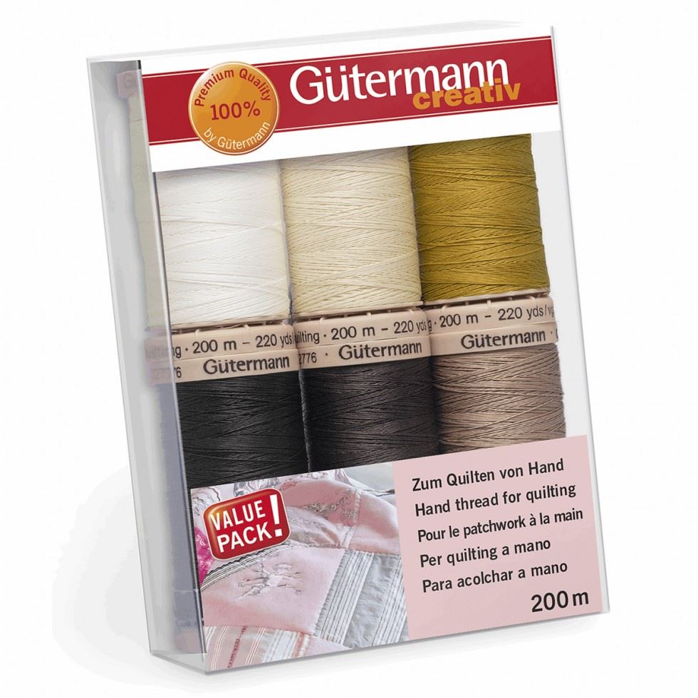Gutermann Quilting Thread Set Naturals
 