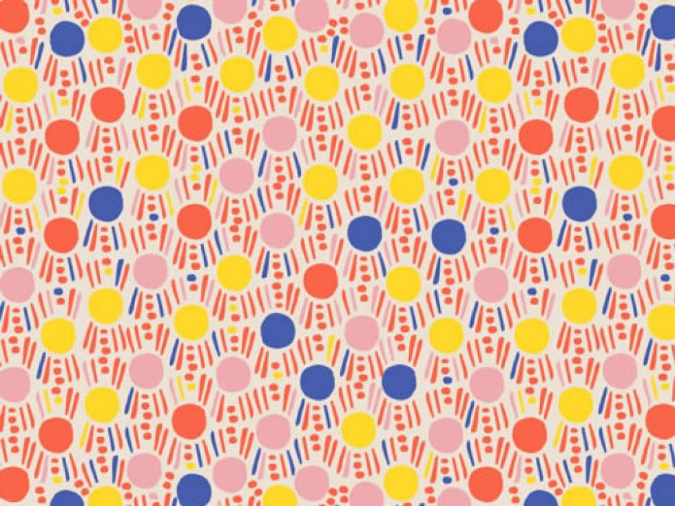 Art Gallery Fabrics Morning Walk 100% Cotton Poplin Fabric Imagined