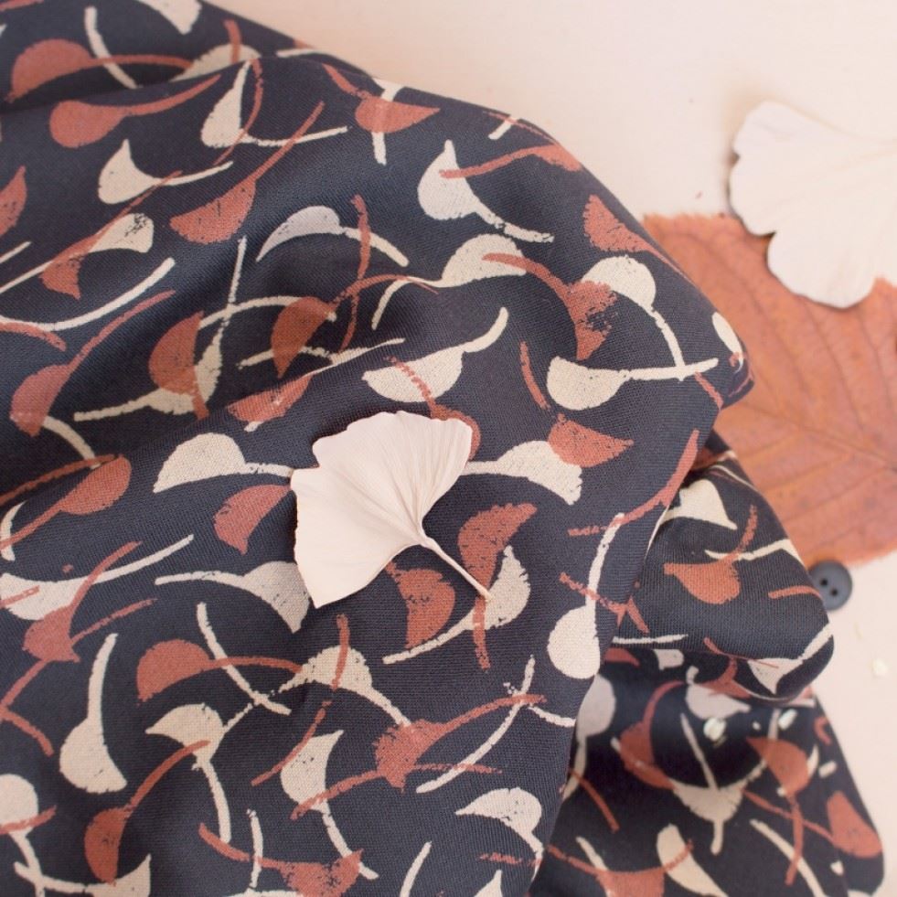 Atelier Brunette Windy Viscose Challis Fabric Night
 