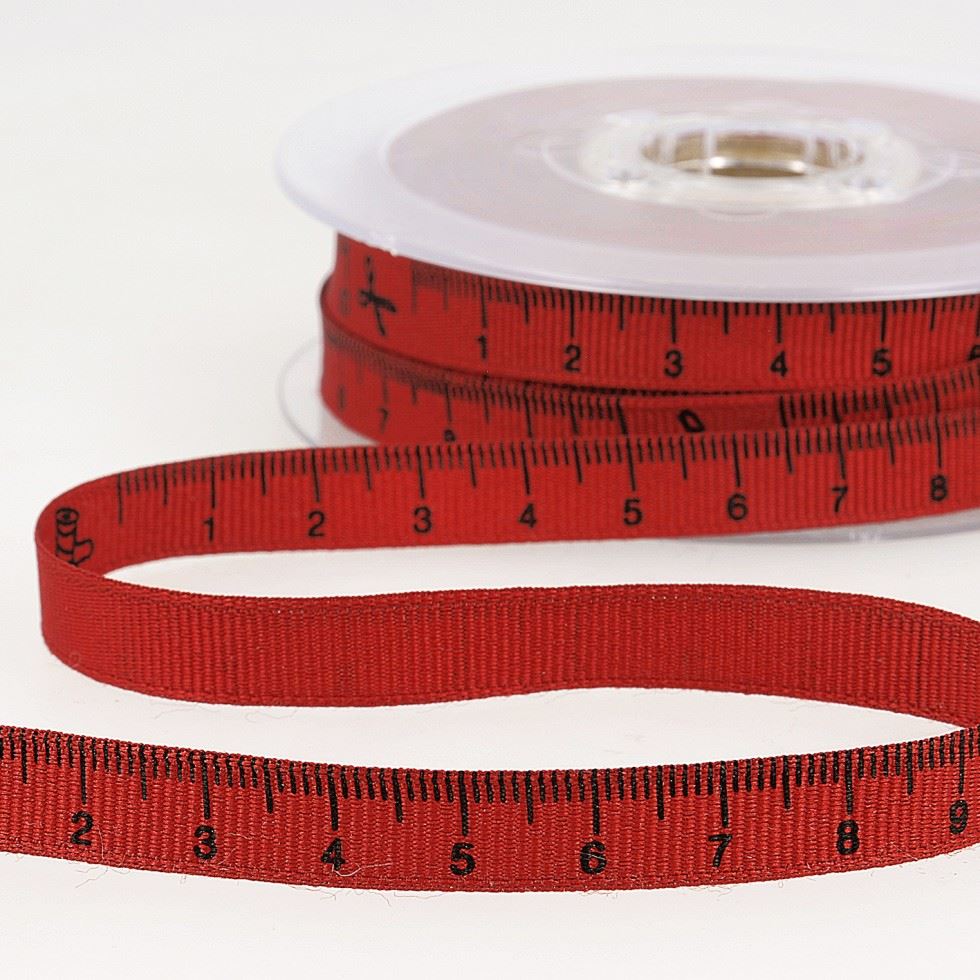 Stephanoise Tape Measure Ribbon Red
 