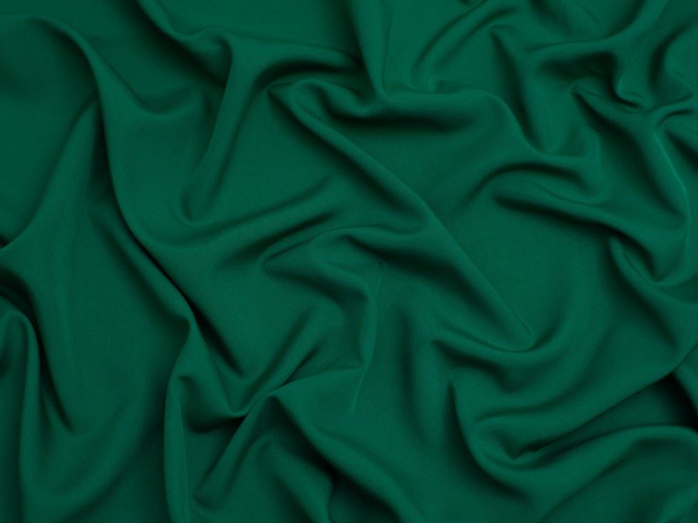 Minerva Core Range Bright Jade Soft Touch Crepe Fabric