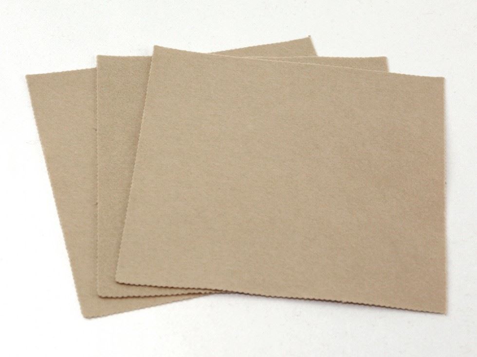 Minerva Core Range Stone Self Adhesive 12Inch Felt Fabric Sheets
