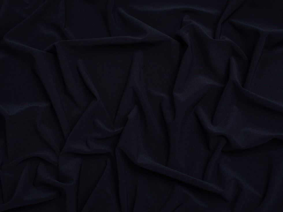 Minerva Core Range Ritual ITY Silky Stretch Knit Fabric Dark Navy Blue
 