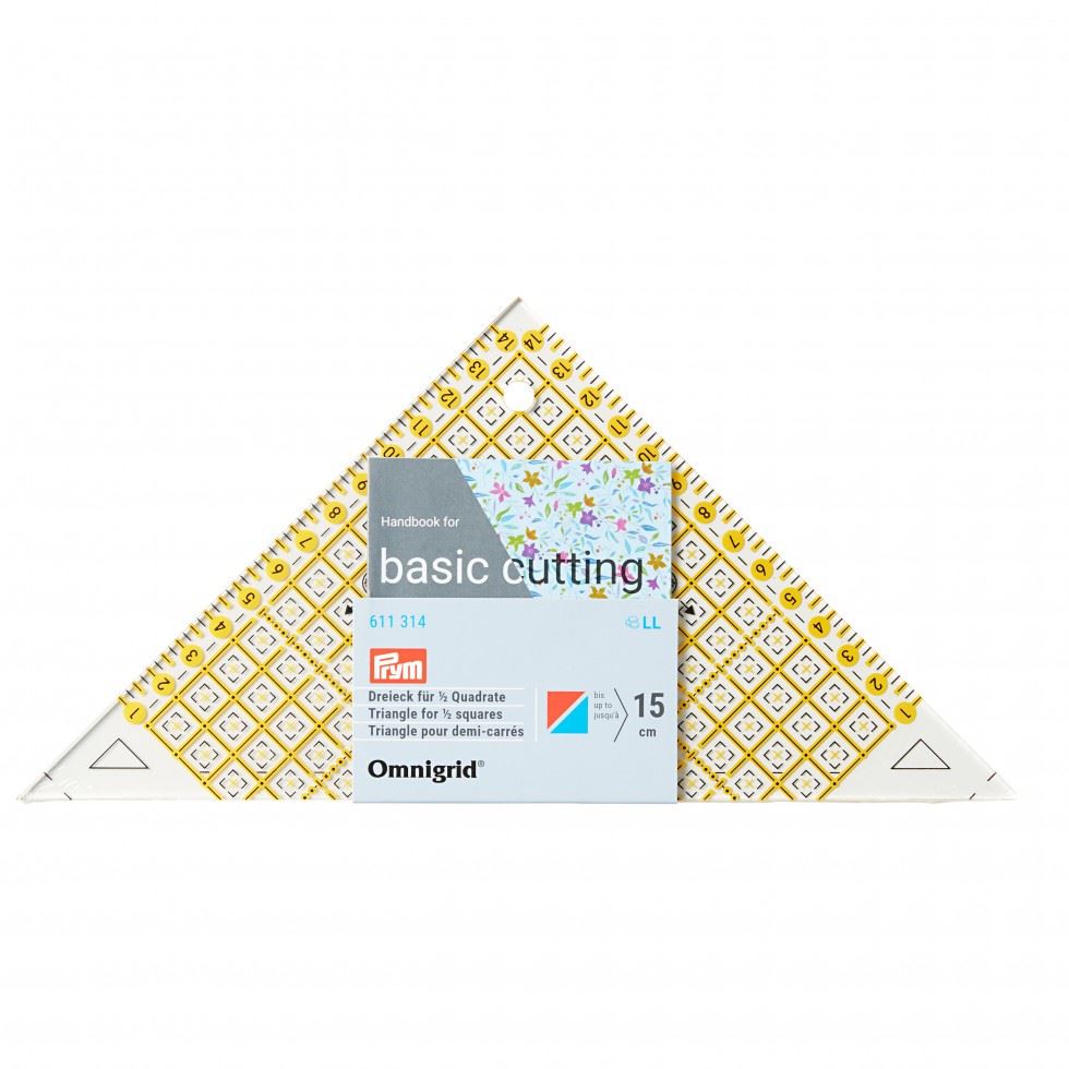 Prym Omnigrid Jaunty Triangle Quilting Ruler