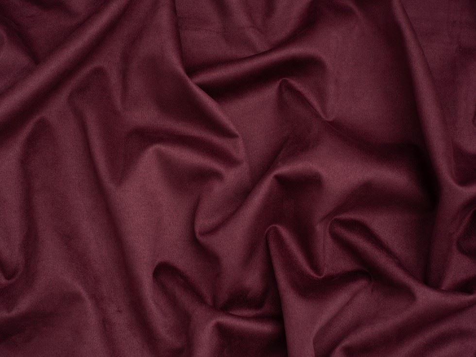 Minerva Core Range Suede Scuba Stretch Knit Fabric Wine
 