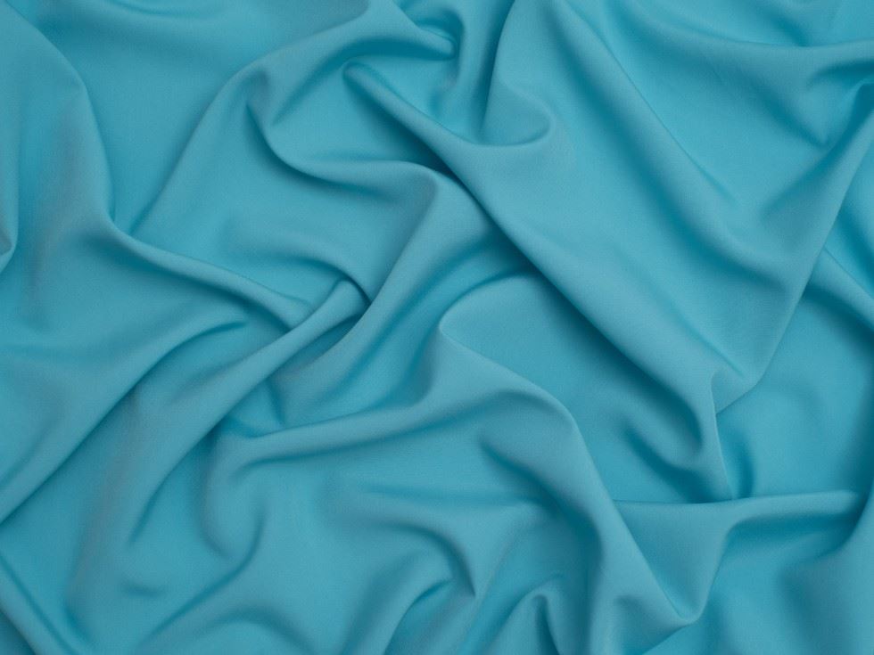 Minerva Core Range Soft Touch Crepe Fabric Turquoise
 