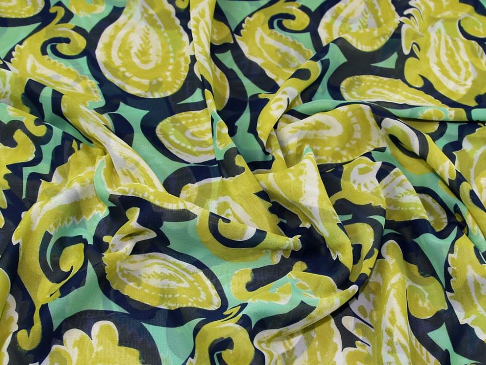 Lady Mcelroy Daffodil Sheer Chiffon Fabric