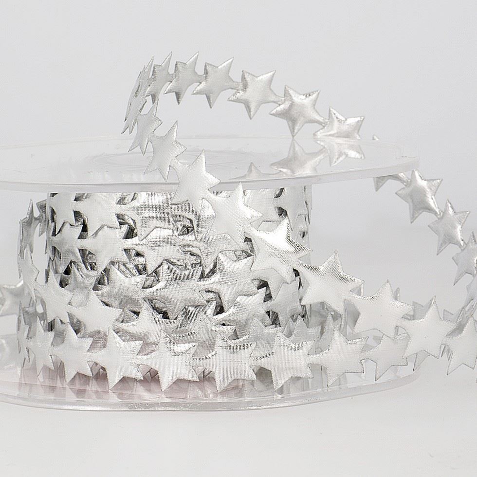 Stephanoise Heart Garland Trim Silver