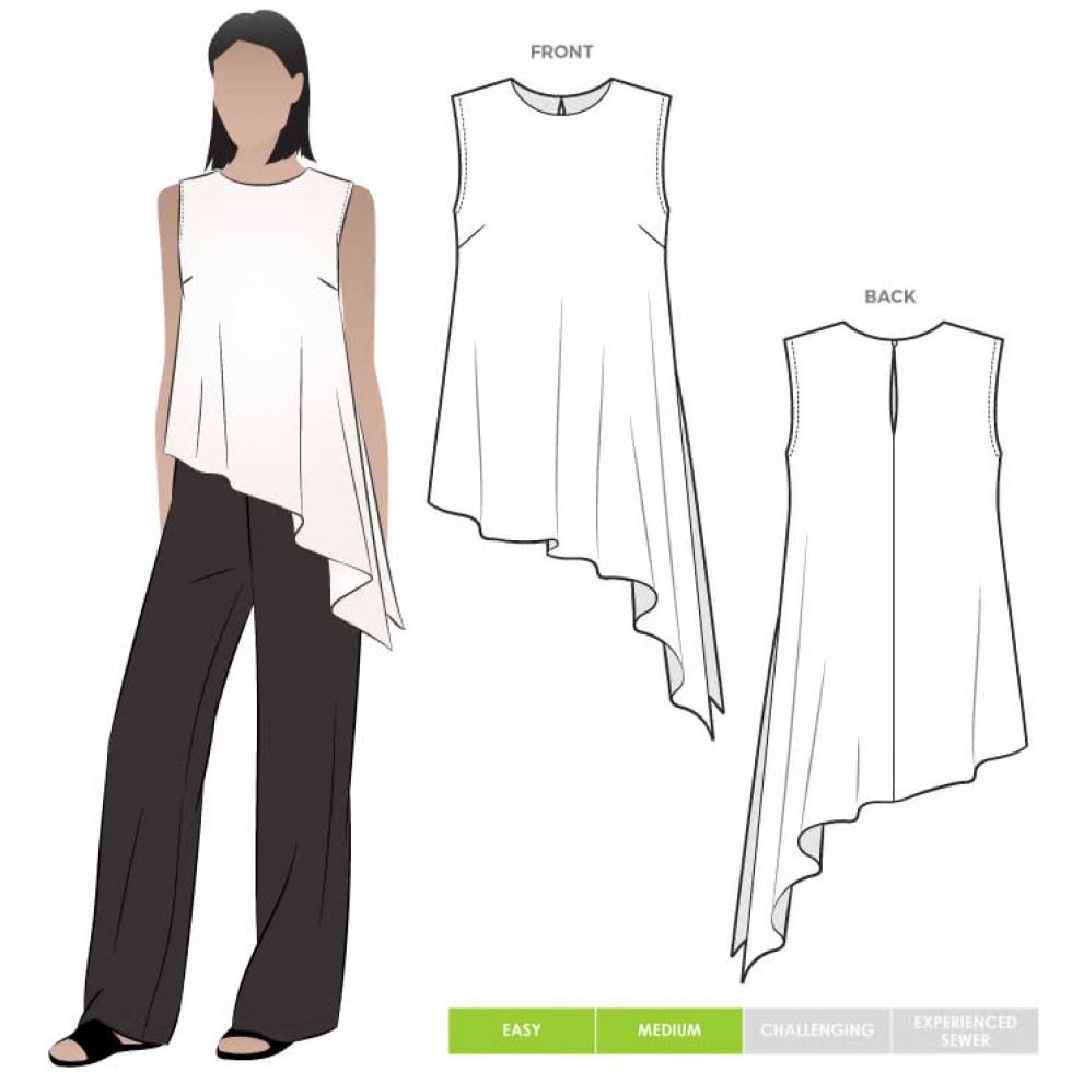 Style Arc Sewing Pattern Perry Top