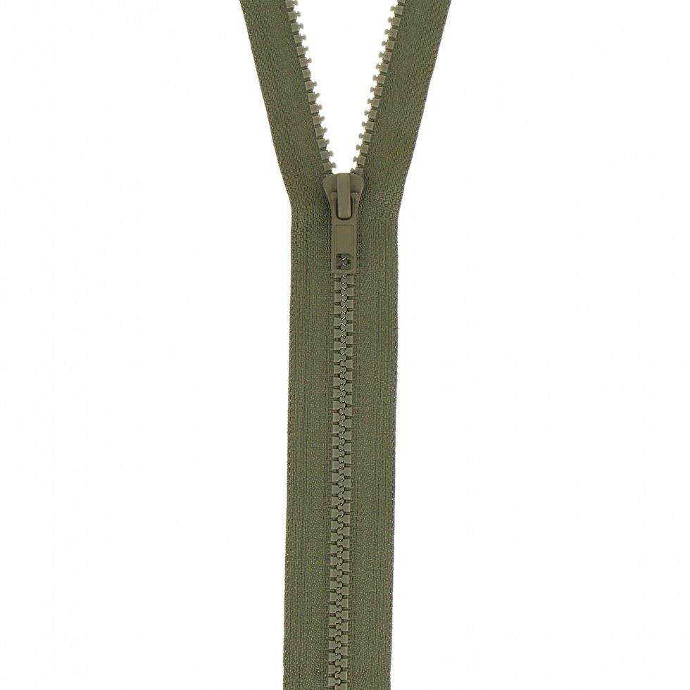 Milward Chunky Open End Zips Moss