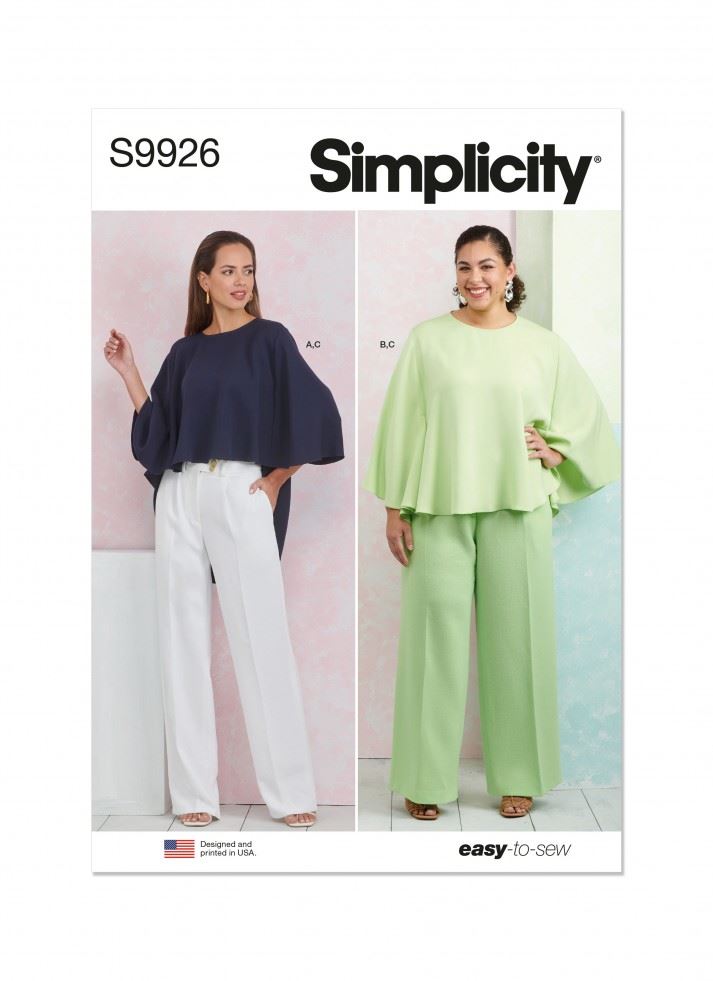 Simplicity Paper Sewing Pattern 9926
 