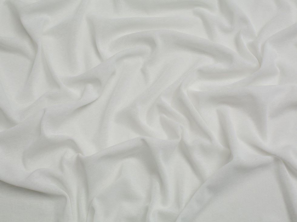 Minerva Core Range Ivory Onion Skin Fine Sweater Knit Stretch Fabric