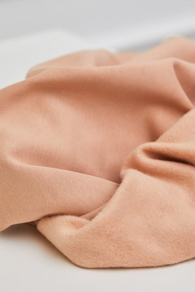 Mind The Maker Rose Organic Fleece Back Sweatshirt Stretch Knit Fabric