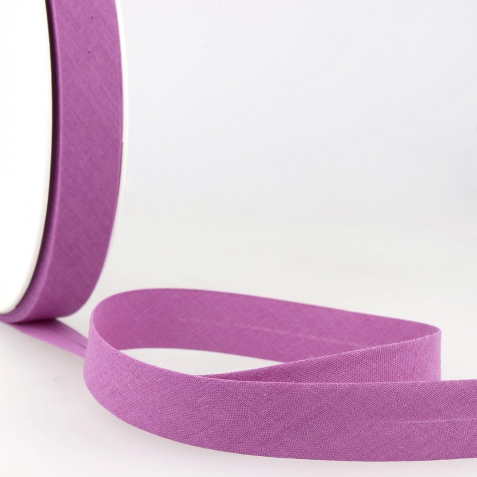 Stephanoise Polycotton Bias Binding Tape Pink Purple