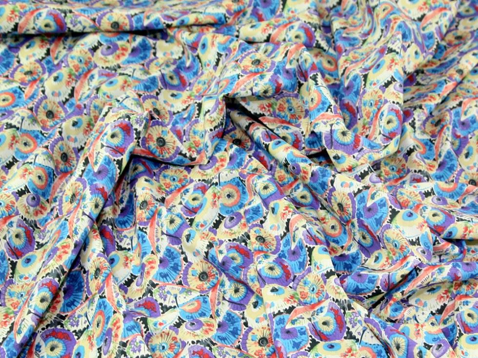 Purple Cotton Lawn Fabric