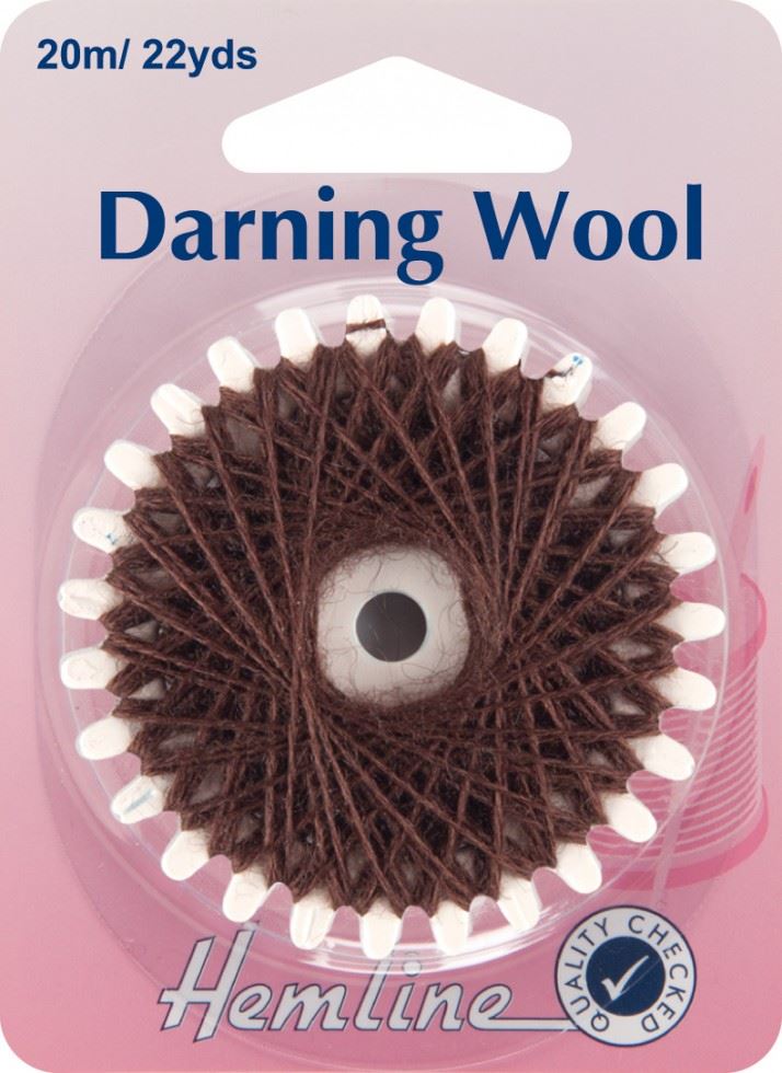 Hemline Brown Darning Thread