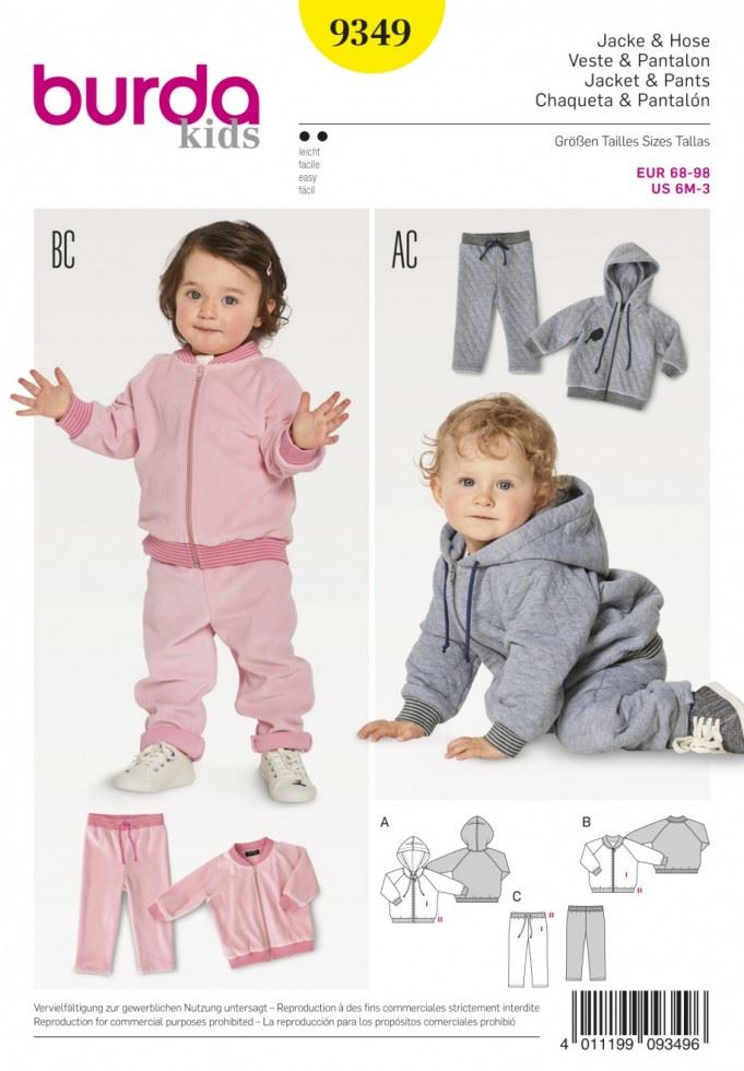 Burda Paper Sewing Pattern 9349
 