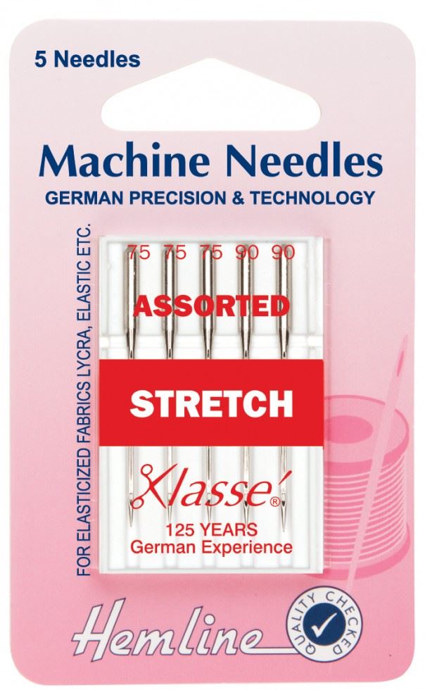 Minerva Stretch Sewing Machine Needles Silk Hemline H102.99