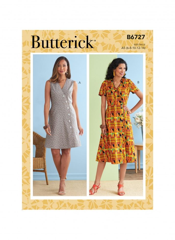 Minerva Sewing Pattern 6727 Butterick Butterick-6727-E5