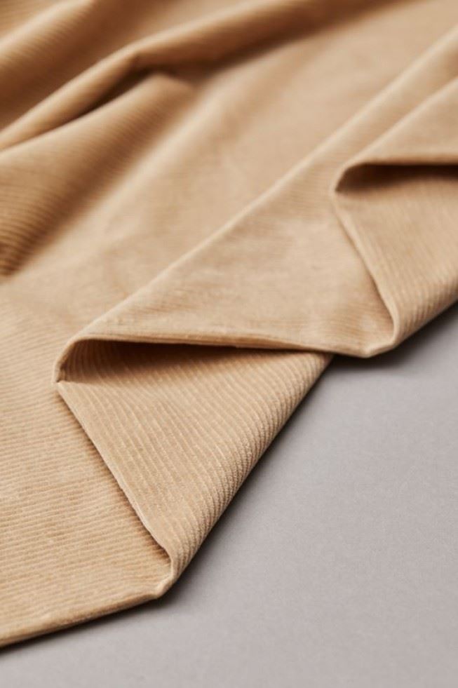 Mind The Maker Dune Organic Kora Stretch Woven Corduroy Fabric