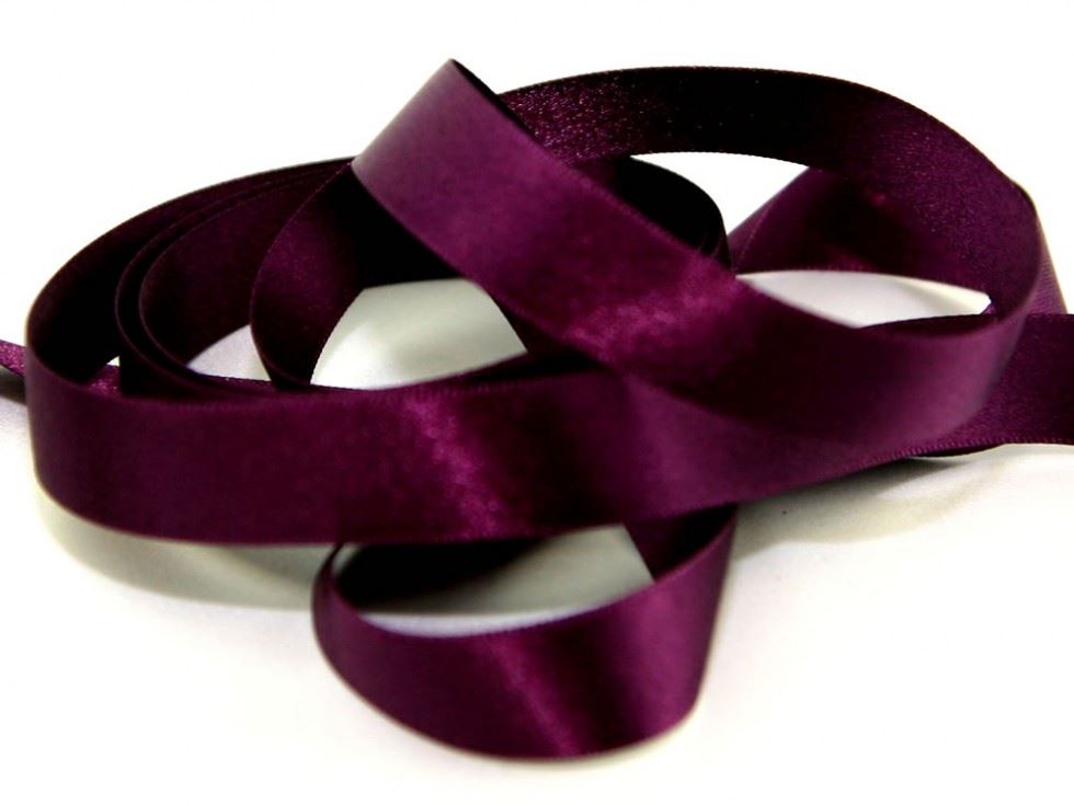 Berisfords Double Faced Satin Ribbon 49 Plum
 