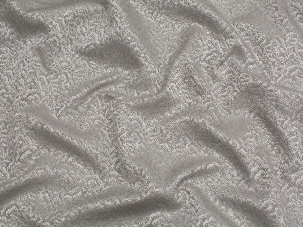 Minerva Core Range Silver Freith Woven Jacquard Fabric
