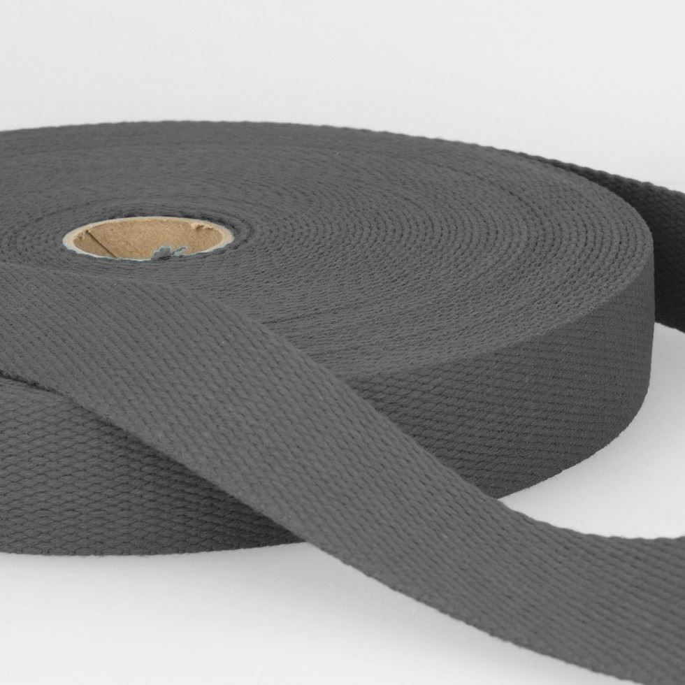 Stephanoise Cotton Webbing Dark Grey
 